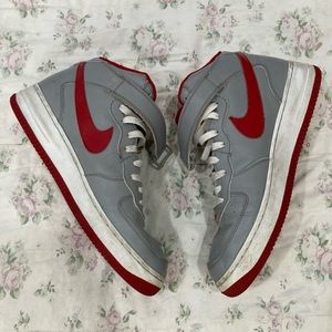 Nike Air Force 1 Mid, Red and Gray Colorway, Men’s size 11